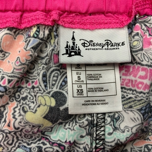 Disney Park Mickey Mouse Print Pajamas. Size XS. - Picture 3 of 4